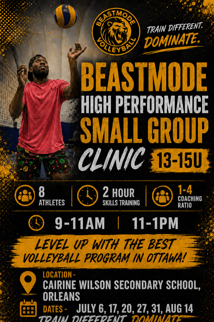 Beastmode Volleyball | Small group clinicsc